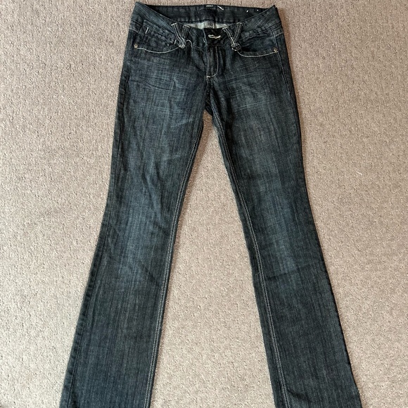 Guess jeans, size 27, dark wash/dark blue - Picture 1 of 2